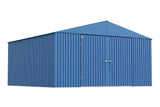 Elite 14x14-ft Corrosion-Resistant Blue Grey Steel Shed
