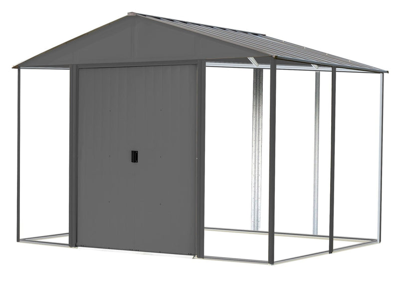 Ironwood Steel Hybrid Shed Kit, Anthracite, 10-ft x 8-ft M6958