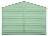Select Galvanized Steel Storage Shed, Sage Green, 10-ft x 8-ft