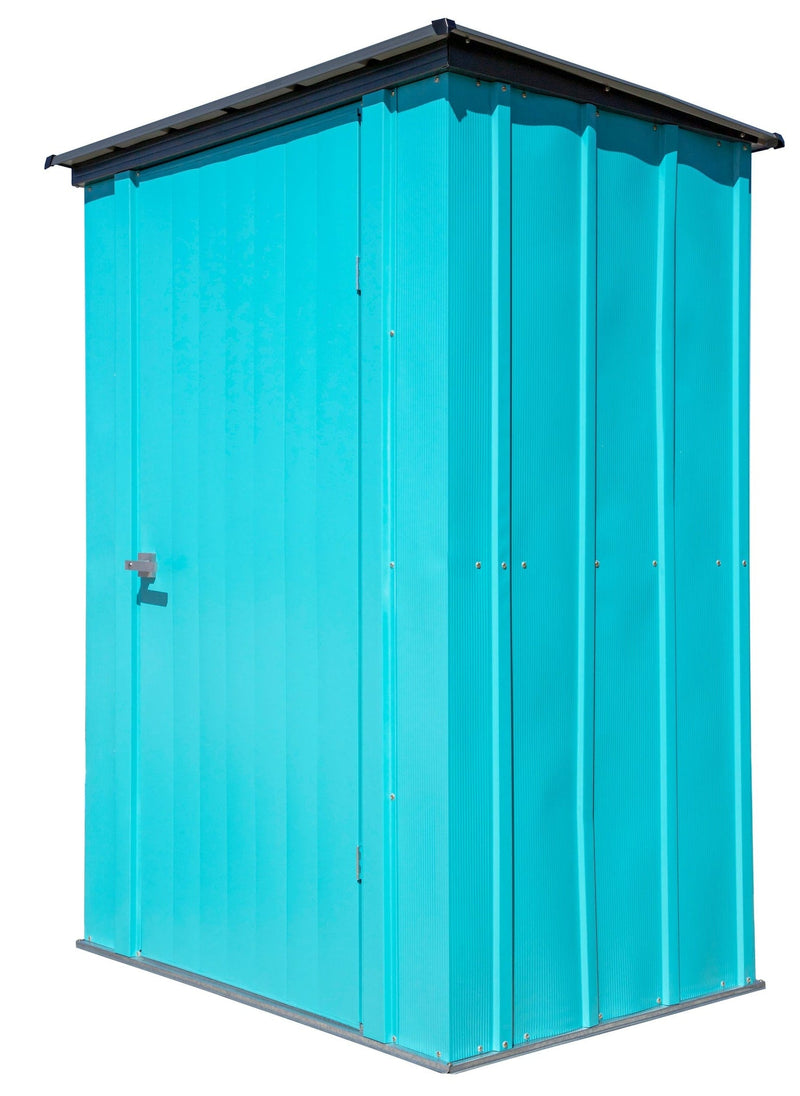 Spacemaker Patio Steel Storage Shed, Teal, 4-ft x 3-ft K607