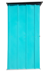 Spacemaker Patio Steel Storage Shed, Teal, 4-ft x 3-ft