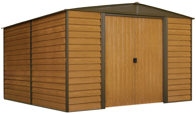 Woodridge Electro Galvanized Steel Storage Shed, 10-ft x 12-ft G0953