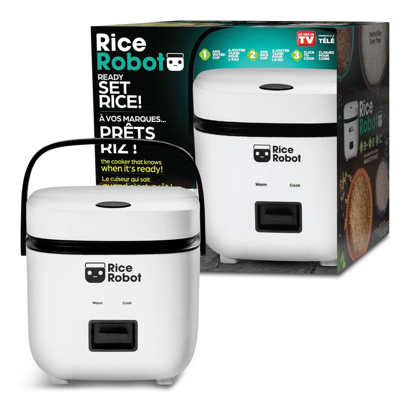 Ceramic Nonstick Rice Cooker, White, 1-qt F2906