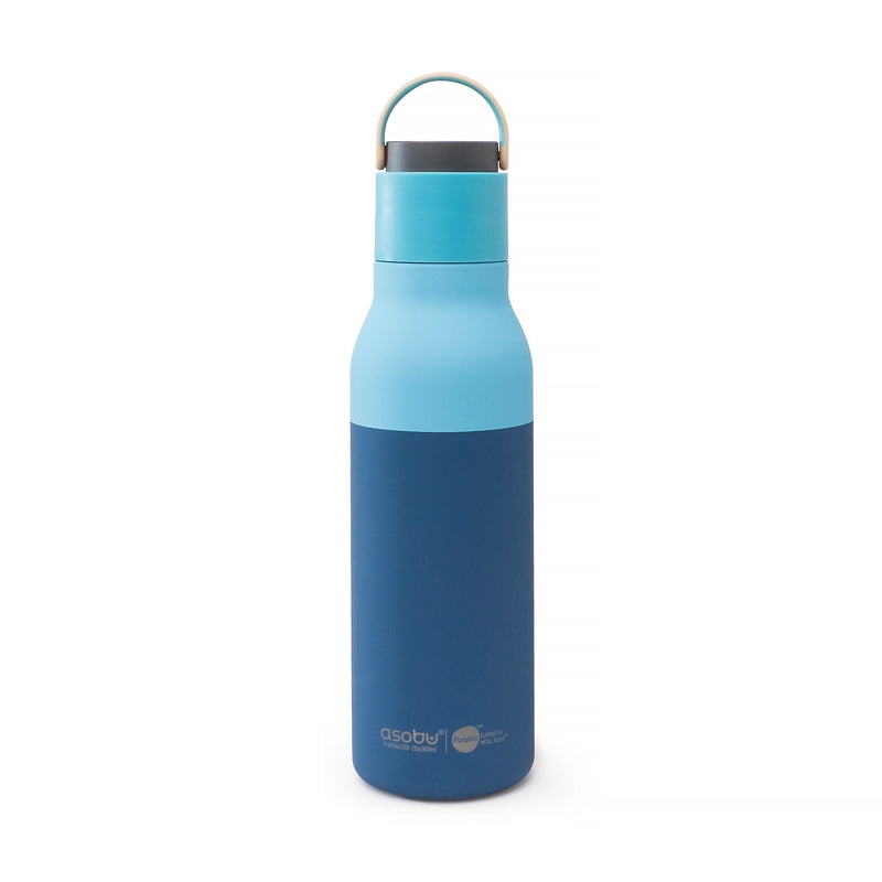 Metro Ceramic Water Bottle, 22-oz, Pastel Blue Y9439