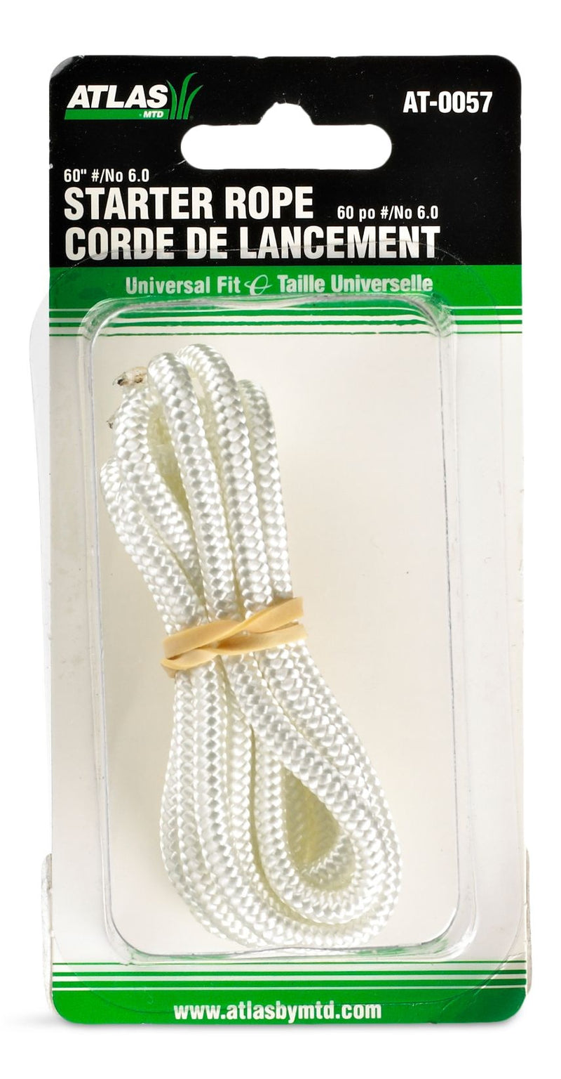Lawn Mower Replacement Starter Cord/Rope, 60-in x 1/4-in Nylon Q9393