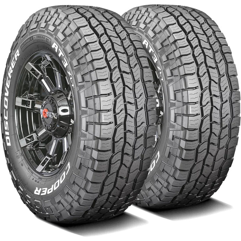 Cooper Discoverer AT3 XLT All Terrain Tires 285/75R16 10 Ply E – Fits Light Trucks & Hummer H3 Models B0839