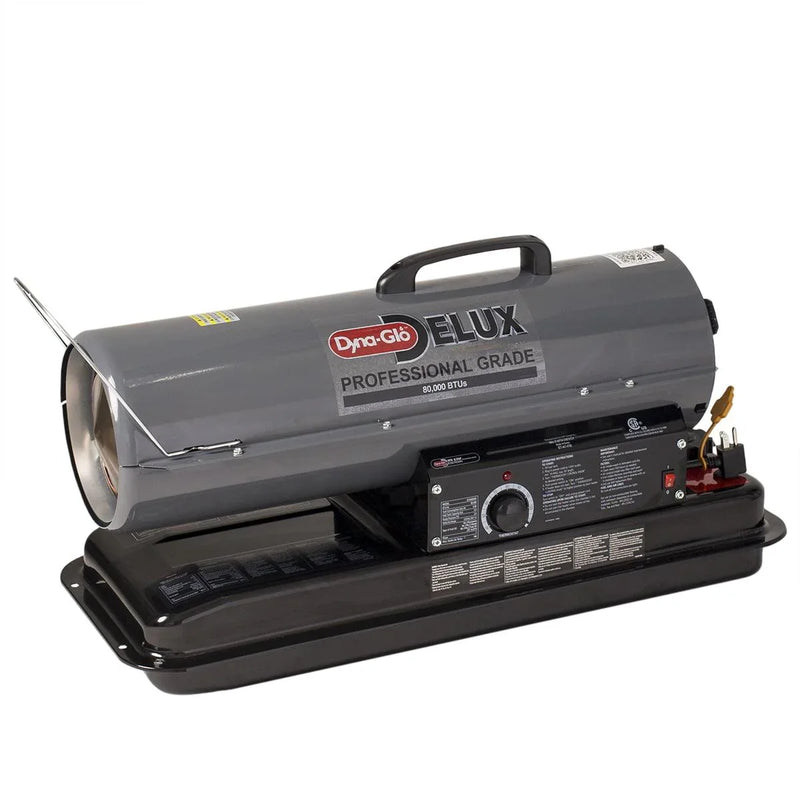 Delux 80,000 BTU Indoor/Outdoor Portable Kerosene Forced Air Heater L5311