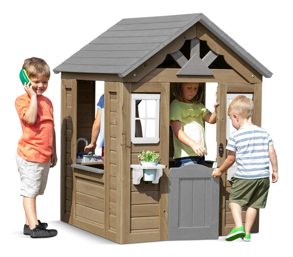 Maple Leaf All Wood Playhouse, Ages 1-5 E6089