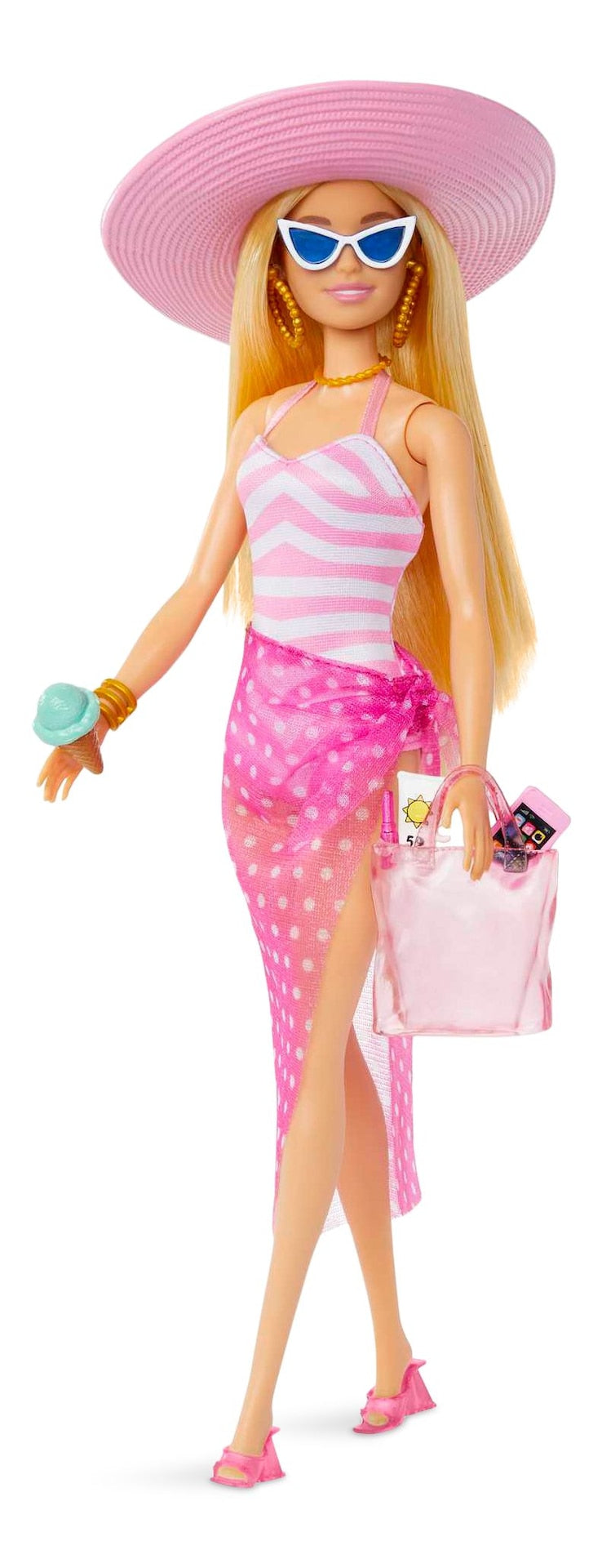 Beach-Themed Blonde Doll, Ages 3+ L2102