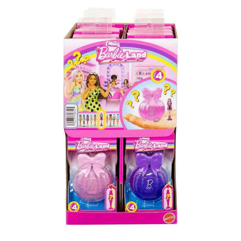 Mini BarbieLand Series 4 Fashionista Dolls with Surprise Blush Reveal, Assorted Styles C4521