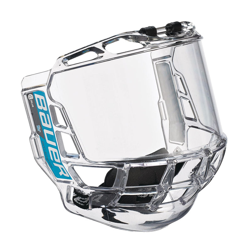 Concept 3 Clear Hockey Full Face Mask/Shield/Fishbowl with High-Impact Polycarbonate Shield T7515