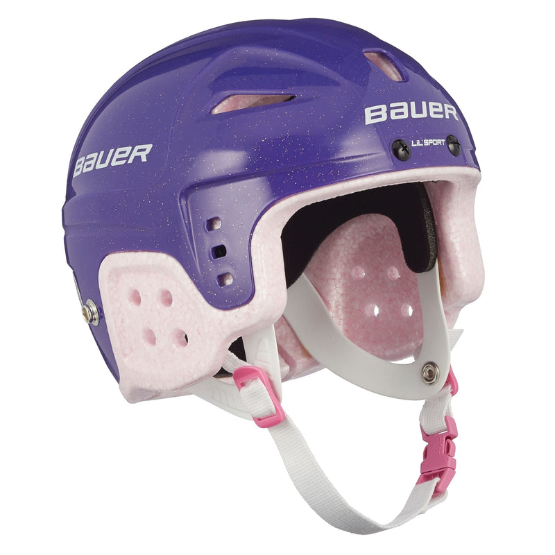 Lil' Sport Hockey Helmet, Youth, Purple & Pink X7941