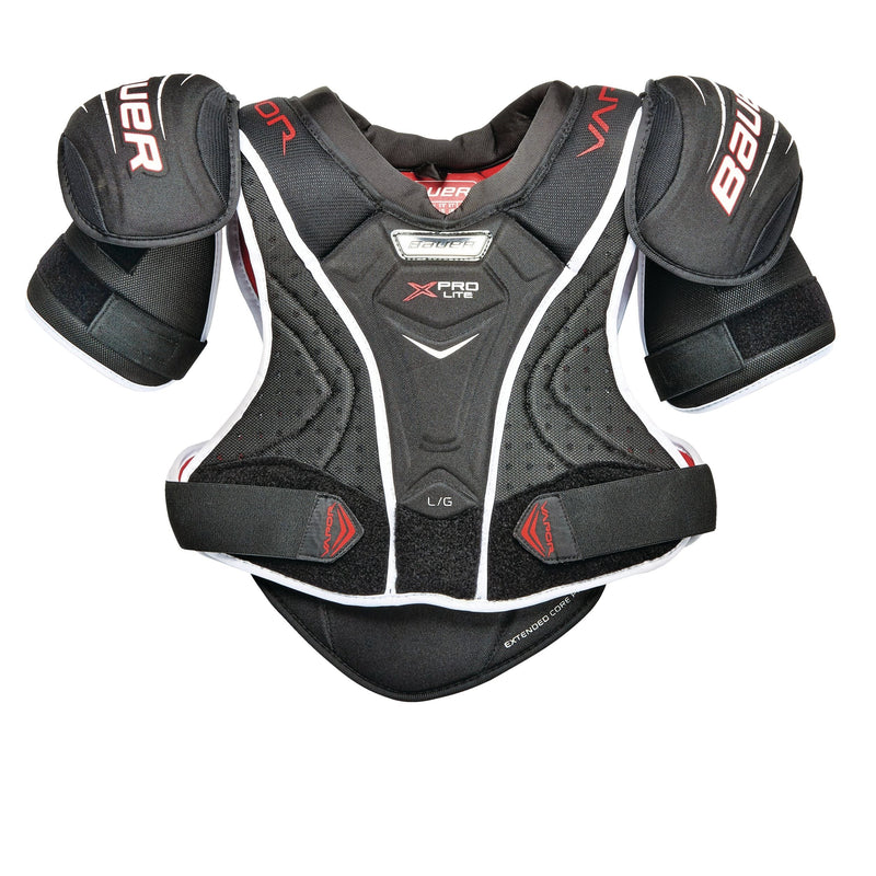 Vapor X Pro Lite Junior Hockey Shoulder Pads, Comfortable and Lightweight, Black A9165