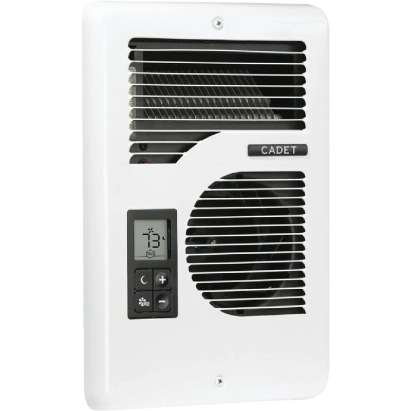 Cadet Energy Plus Wall Heater, Digital Thermostat, 240/208/120V, White E2285