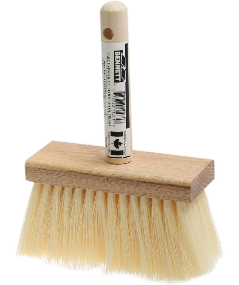 Large White Natural Fibre Wash Brush, 150-mm U1884