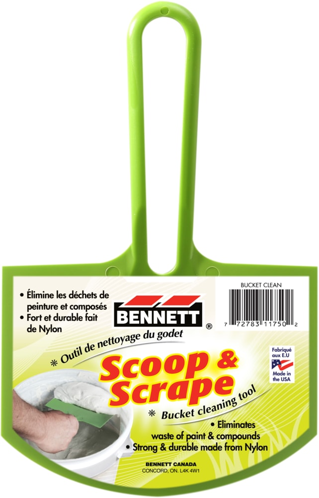 Plastic Paint Bucket Clean Scoop, 6-in I8397