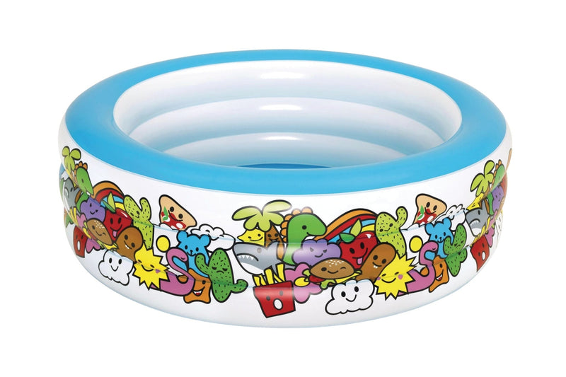 Deluxe Round Inflatable Pool, 5-ft x 20-in M9957
