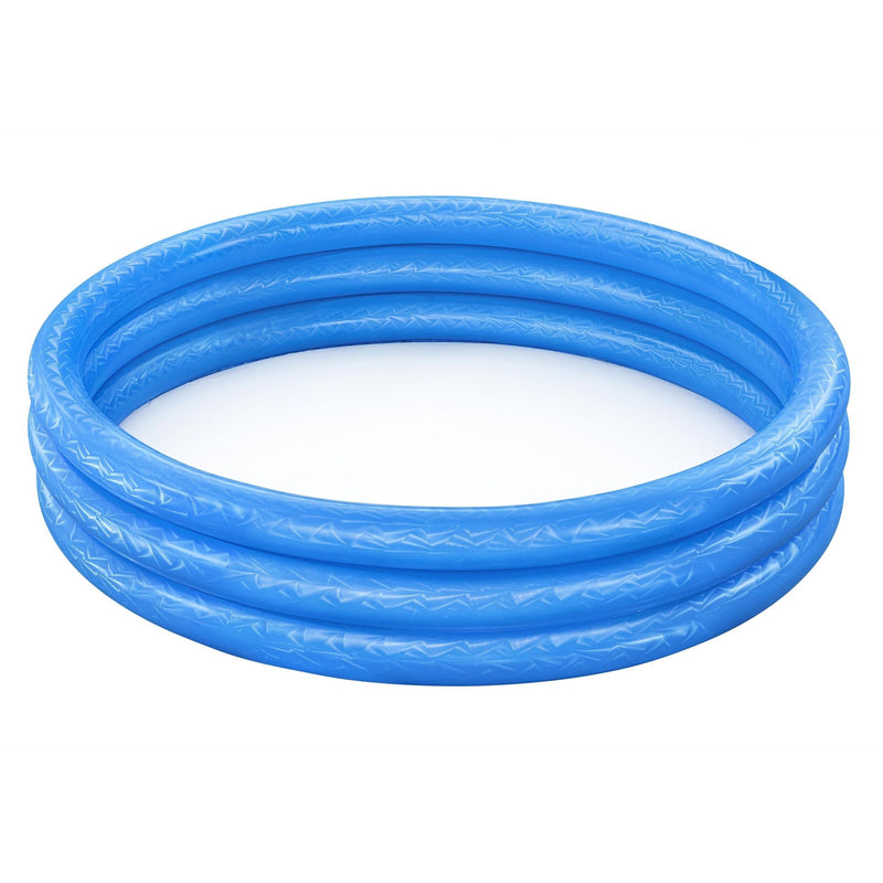 Inflatable 3-Ring Pool, 5-ft x 12-in, Assorted Colours L4219