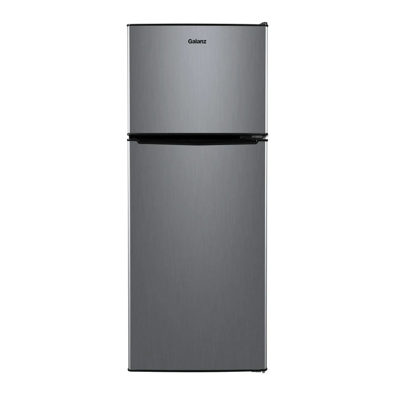 4.6. Cu ft Two Door Mini Refrigerator with Freezer, Stainless Steel D9118