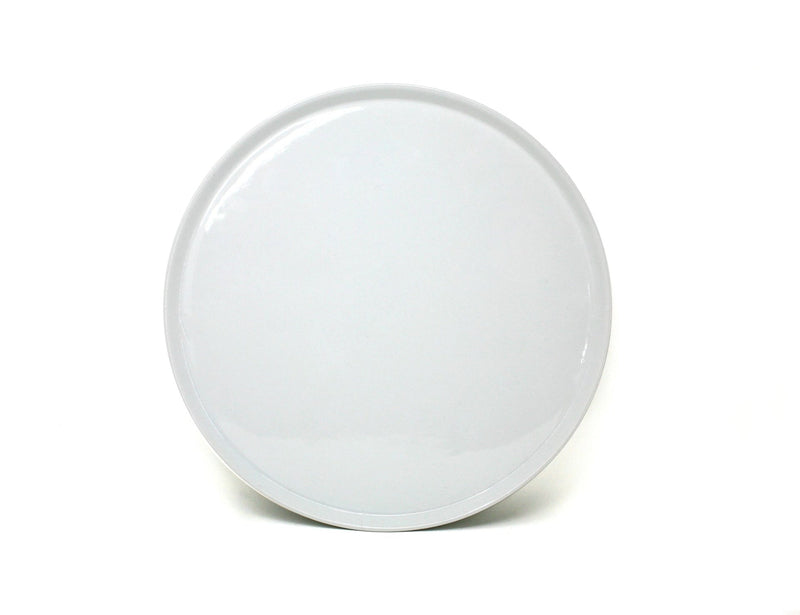 Round Platter, 30-cm, White Porcelain L0996