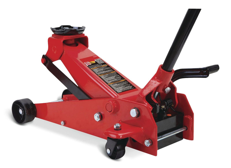 Big Red Heavy-Duty + Garage Floor Jack with Quick Start, 3.5-Ton I1695