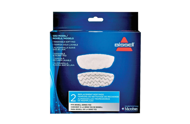 Bissell Symphony Replacement Steam Mop Pads, 2-pk S8928