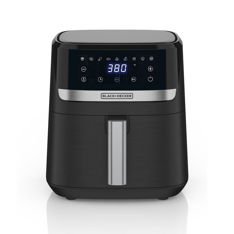 8-in-1 Digital Air Fryer with Non-Stick Cooking Basket, 6-qt C9624