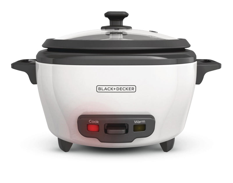 Non-Stick Rice Cooker & Steamer White, 6 Cups U3595