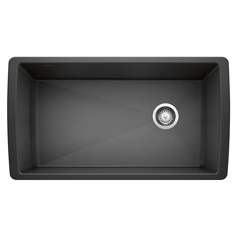 Diamond 33-in Super Single Undermount Kitchen Sink, Anthracite M6056