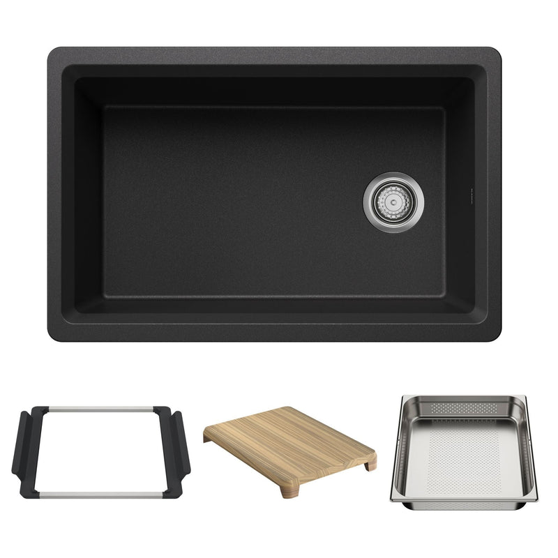 Inteos 30-in Workstation Kitchen Sink B1444