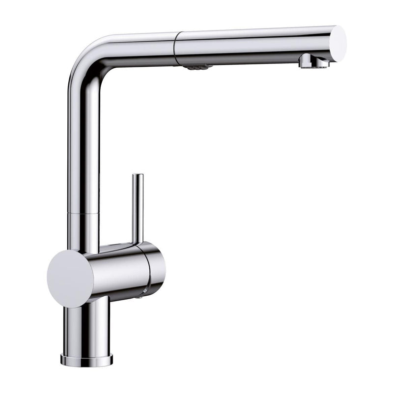 Linus Low Arc Pull-Out Dual-Spray Kitchen Faucet, Chrome A8947