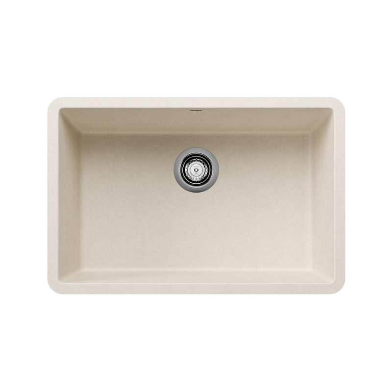 Precis 27-in Single Bowl Undermount Kitchen Sink, Soft White J9895