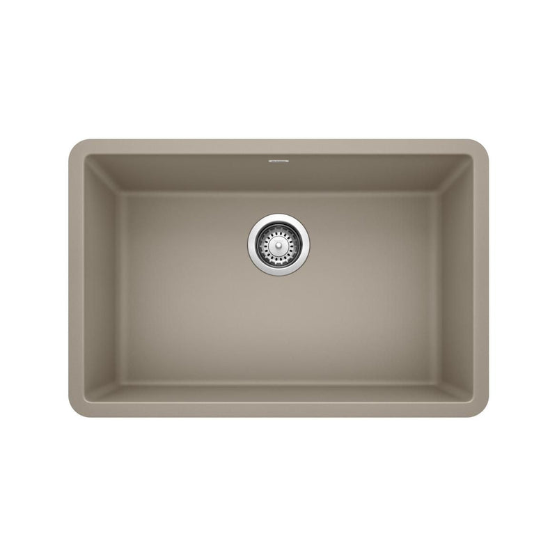 Precis 27-in Single Bowl Undermount Kitchen Sink, Truffle S8447
