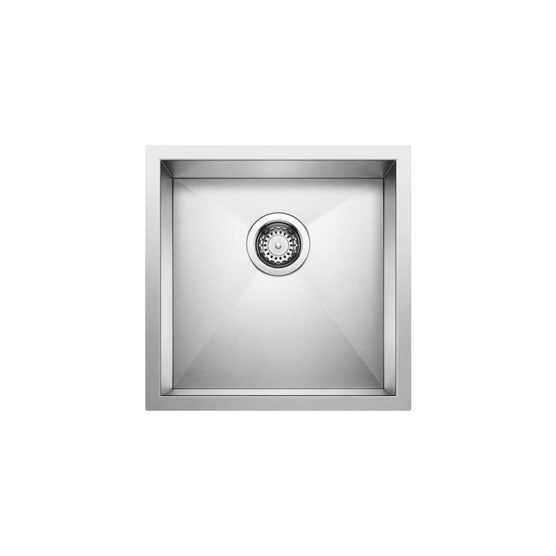 Quatrus R0 17-in Stainless Steel Undermount Bar Sink K0799