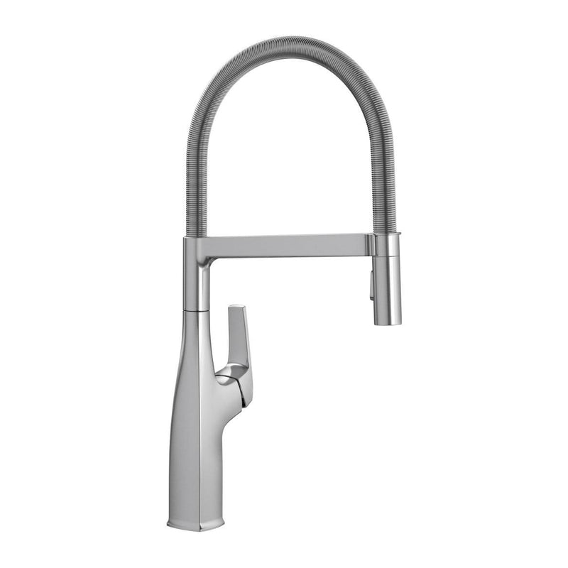 Rivana Semi-Pro Pull-Down Dual-Spray Kitchen Faucet, PVD Steel V6432