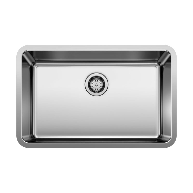 Single Bowl Undermount SS Kitchen Sink, 28-in H7579