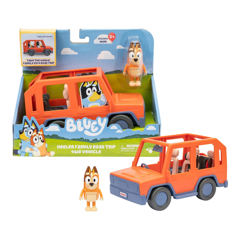 Heeler Family Road Trip 4WD Vehicle Playset with Mum Figure Z6647