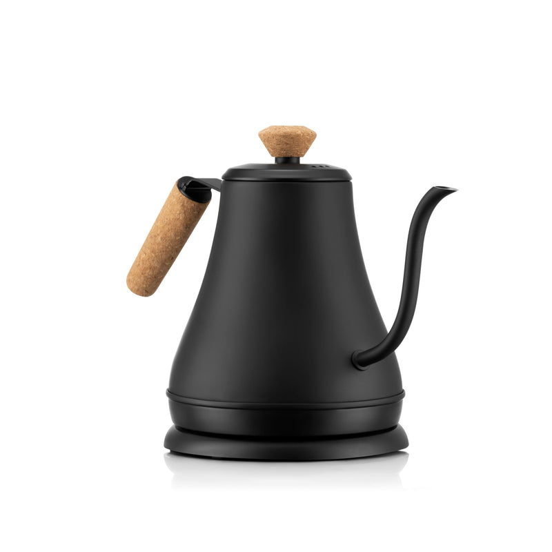 Electric Cordless Gooseneck Water Kettle with Auto Shut Off, Black, 0.8-L Q5630