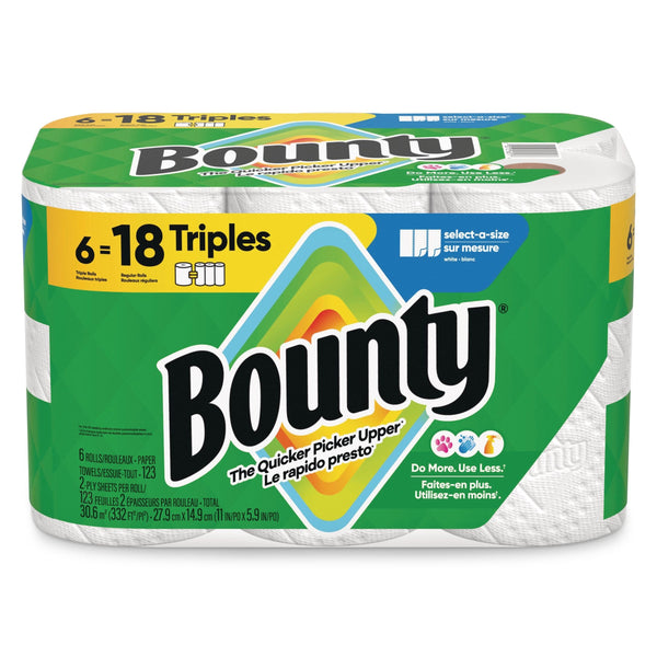 Triple Roll Paper Towel, 2-ply, 6-pk R3689