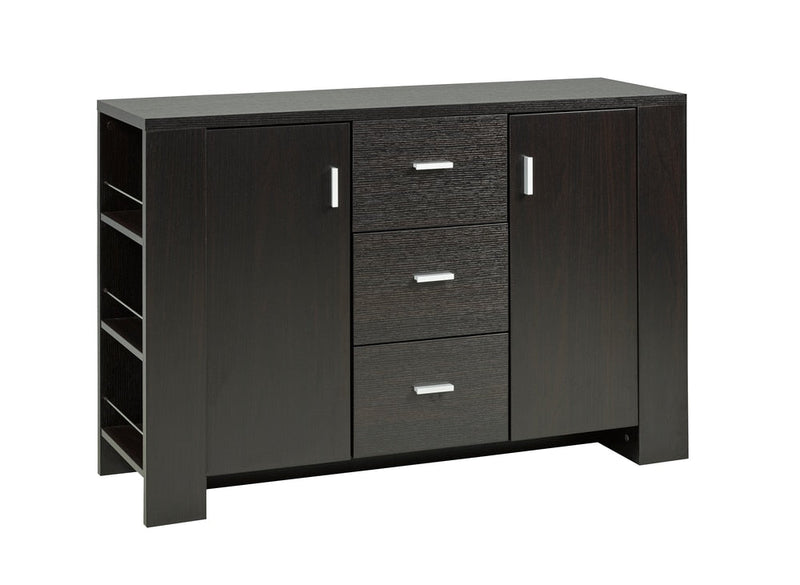 Ashton Freestanding Dining Buffet/Server with Storage, Dark Cherry J7354