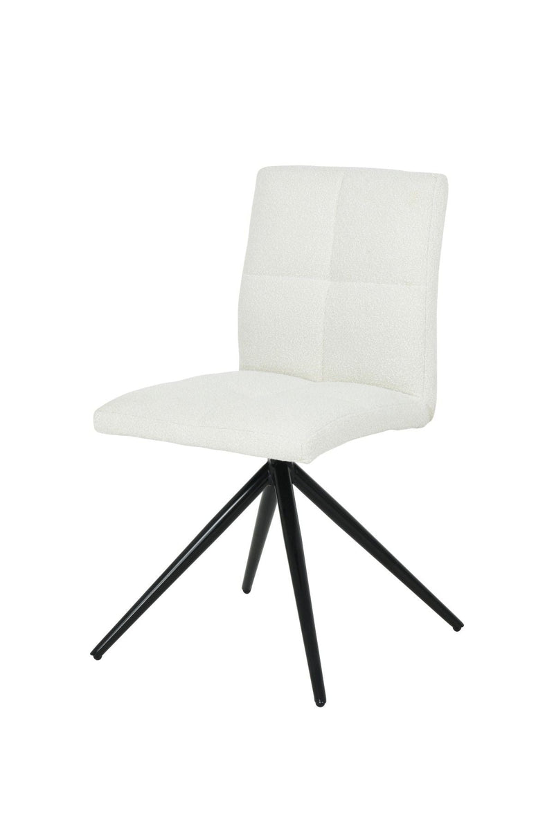 Ethan White Fabric Upholstered Armless Dining Chair, 2-pc Y1783