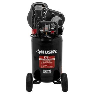 Husky 30 Gal. 175 PSI Oil Lubed Belt Drive Portable Vertical Electric Air Compressor C304H S9555