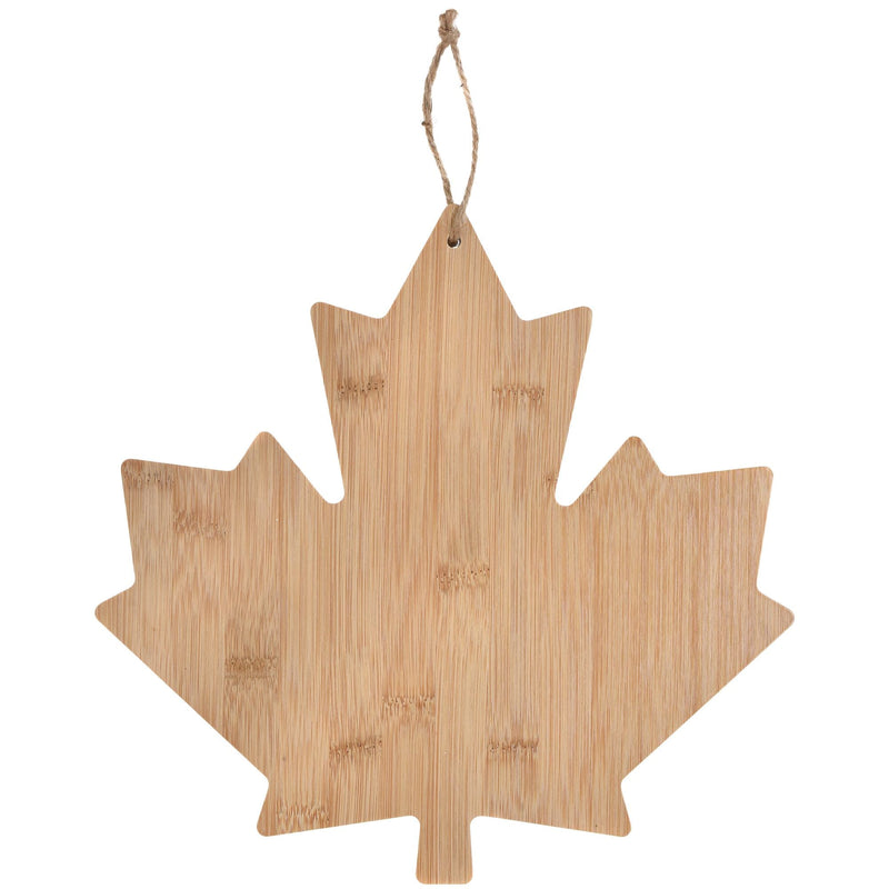 Canada Day Maple Leaf Wood Charcuterie Board, Tan B1864