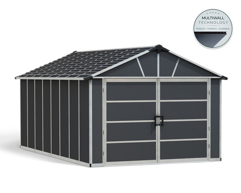 Yukon Multi-Function Polycarbonate Garage, 11x17-ft D3276