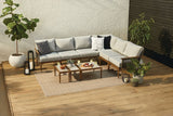 Baffin All-Weather Wicker Outdoor/Patio Conversation Set with Custom Fit Cover