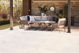 Baffin All-Weather Wicker Outdoor/Patio Conversation Set with Custom Fit Cover