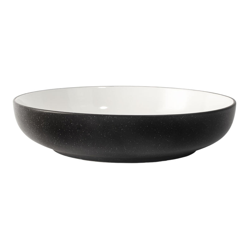 Catalone Stoneware 2-Tone Serving Bowl, Black/White U4778