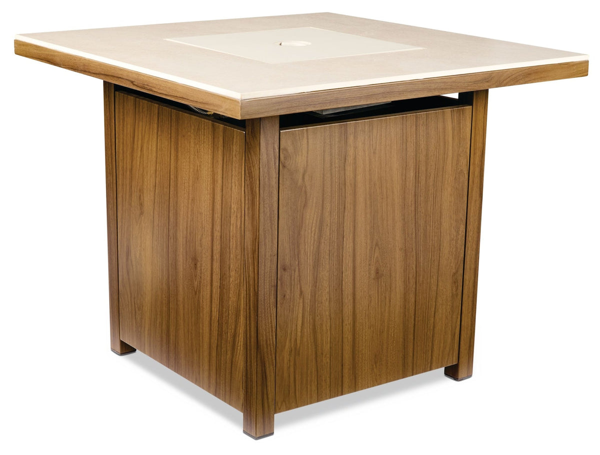 Clarke LP Gas Outdoor Fire Table, 40,000 BTUs, 30-in, Brown