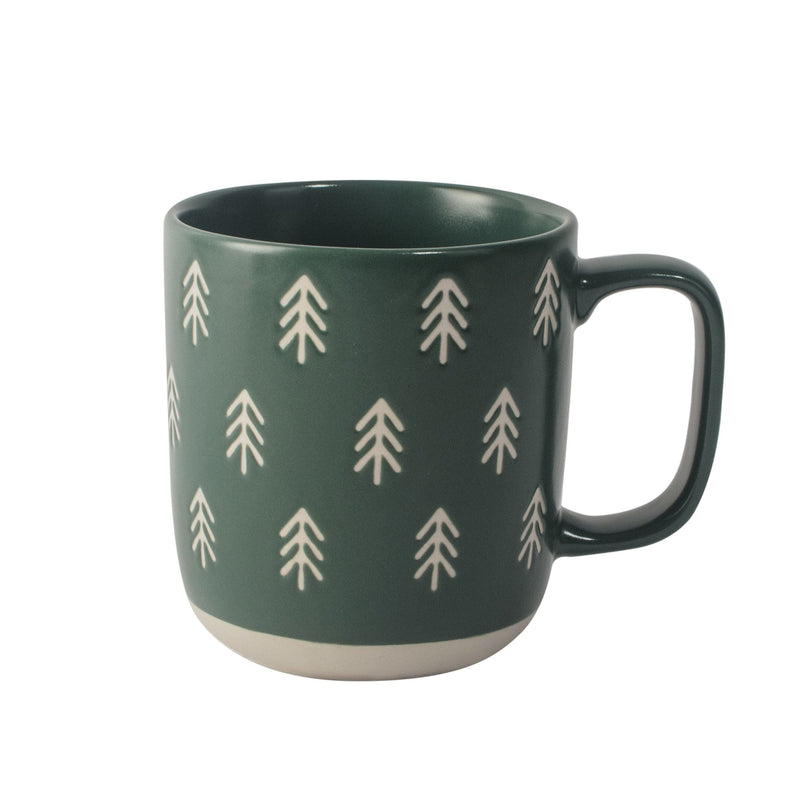 Evergreen Stoneware Mug, 13-oz E3524