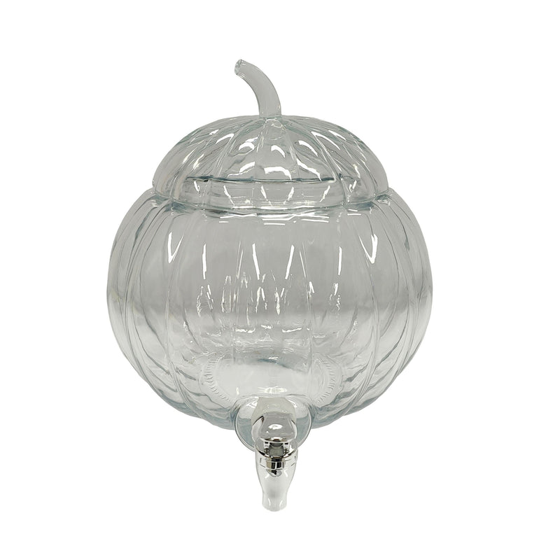 Glass Pumpkin Drink Dispenser, for Fall D5288